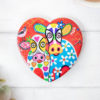 Moo Heart Coaster